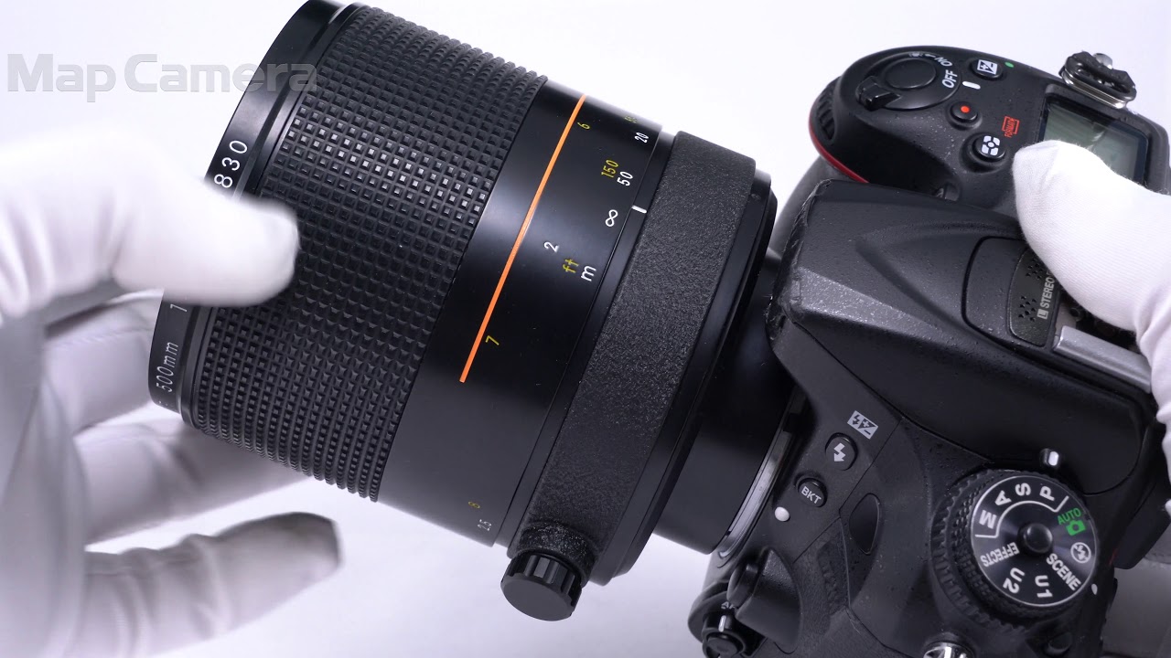 Nikon レフレックス 500mm F8 良品 - YouTube