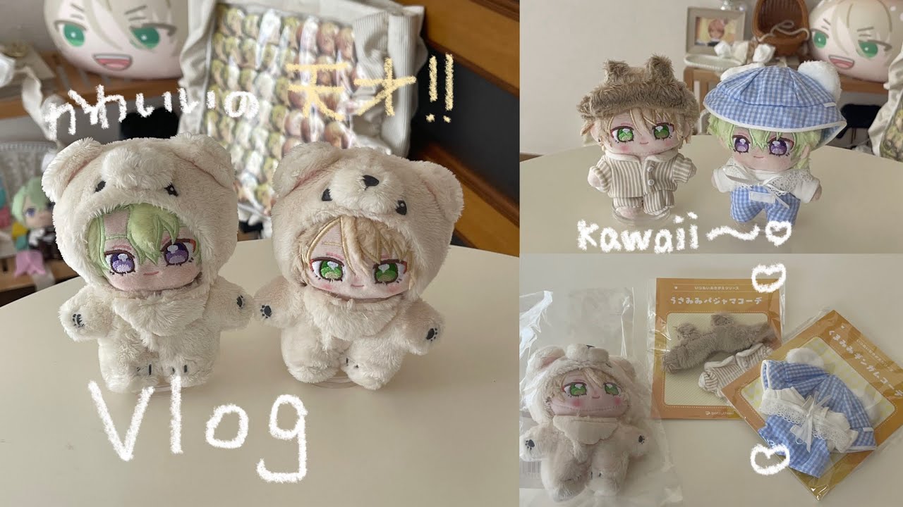 vlog｜いつぬいがお家に来た日｜あんスタ ぬい服 グッズ 購入品 - YouTube