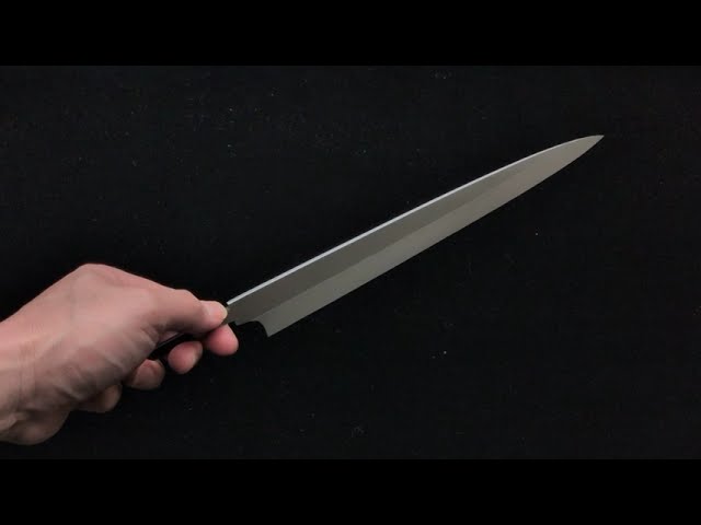 水野鍛錬所「源昭忠」本焼 DX 柳刃 包丁 青二鋼 9寸 | Honyaki DX