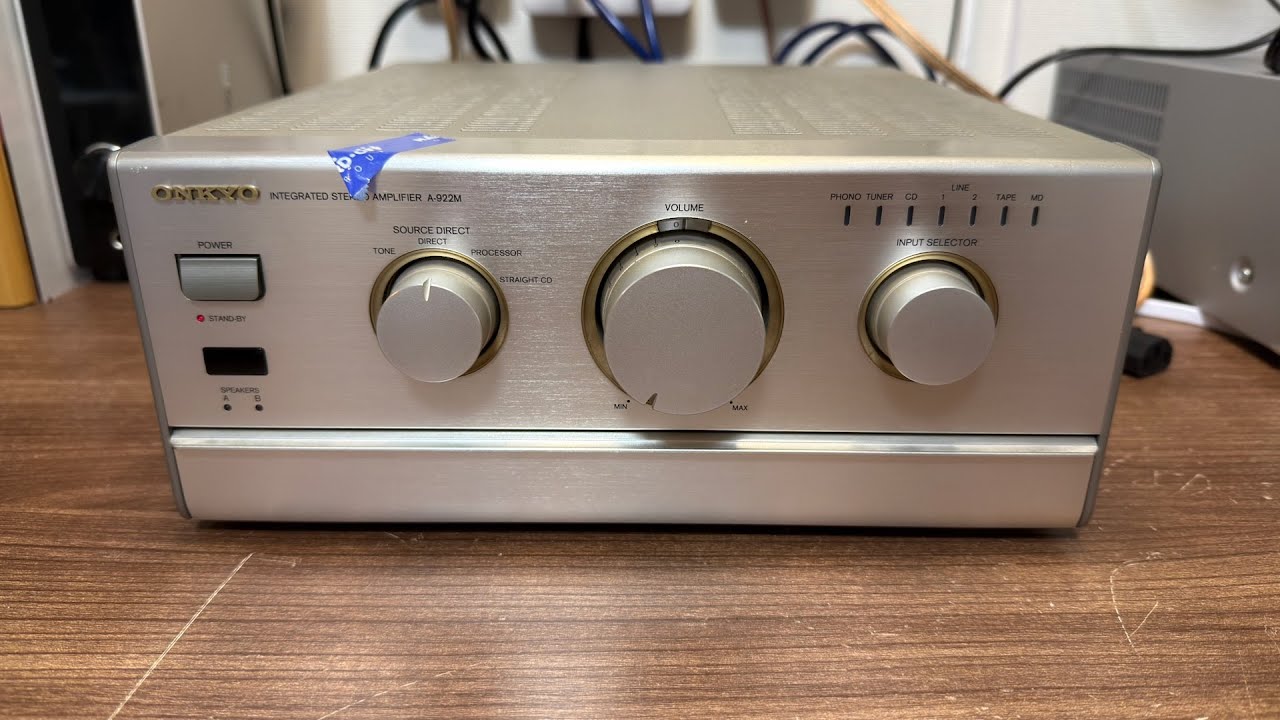 ONKYO A-922M インプットセレクターメンテナンス - YouTube