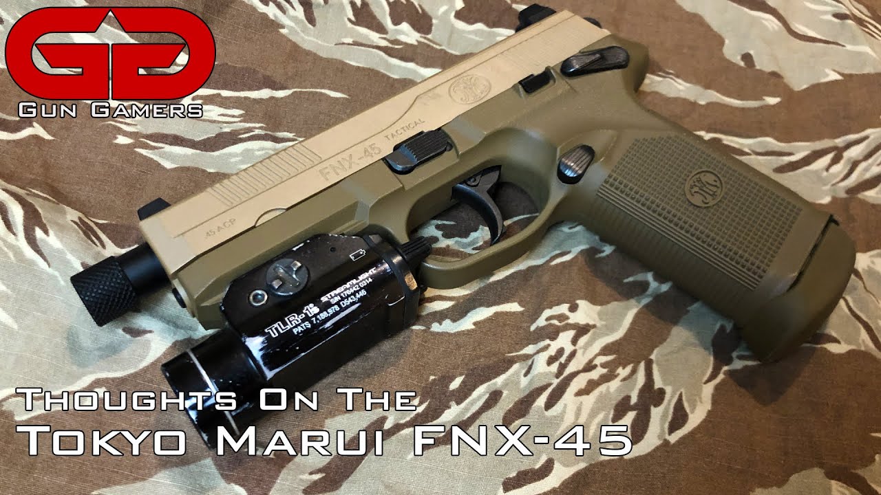 Thoughts On The Tokyo Marui FNX-45 Tactical - YouTube