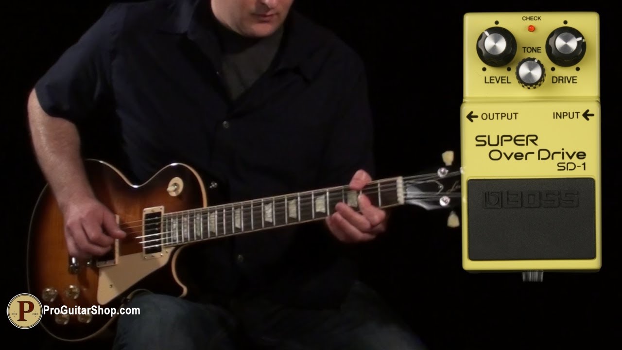 Boss SD-1 Super Overdrive - YouTube