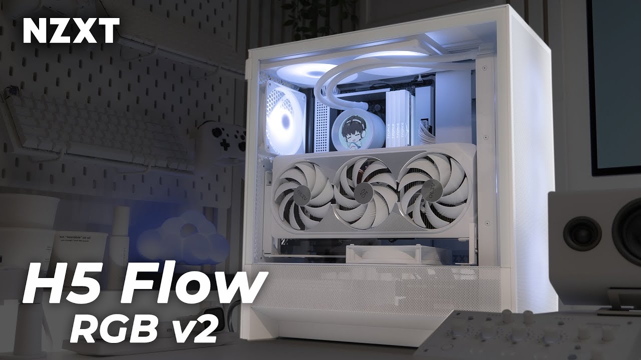 NZXT】大人気コンパクトケース！《H5 Flow RGB v2》で組む、白い高性能