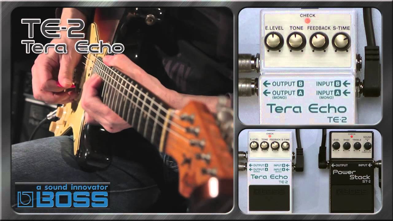 BOSS TE-2 Tera Echo [BOSS Sound Check] - YouTube