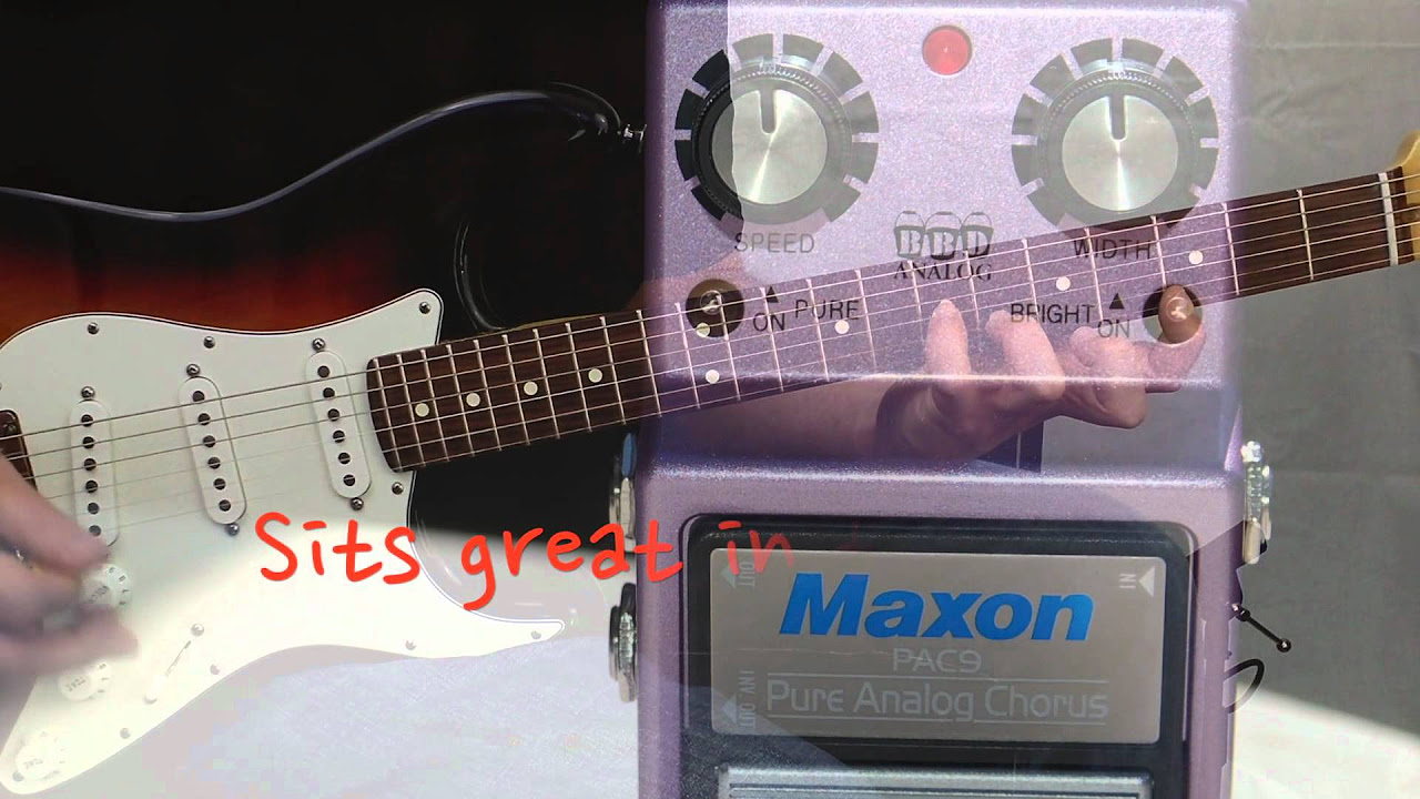 MAXON PAC9 Pure Analog Chorus - YouTube