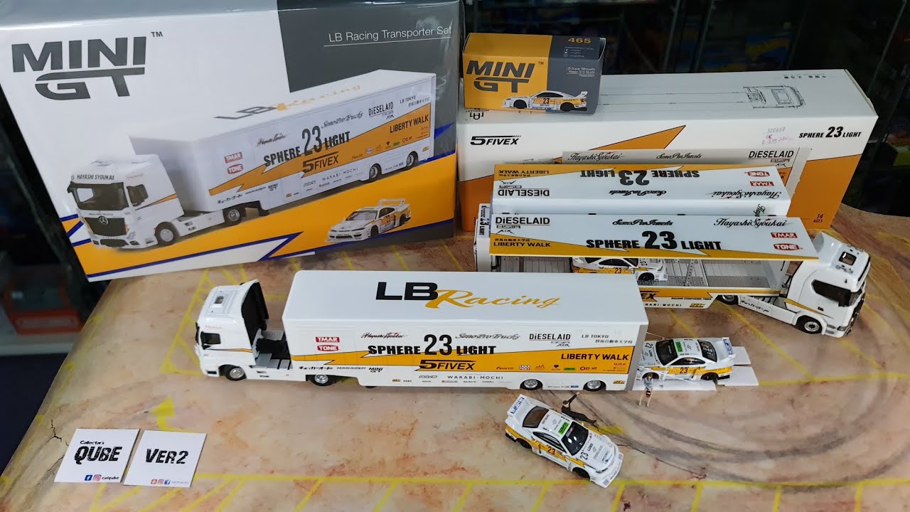 ミニカー MINI GT LB Racing Transporter Set FirstLook Mini GT