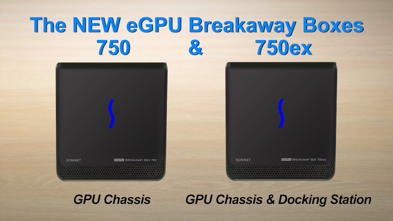 The NEW eGPU Breakaway Boxes 750 & 750ex - Product Overview - YouTube