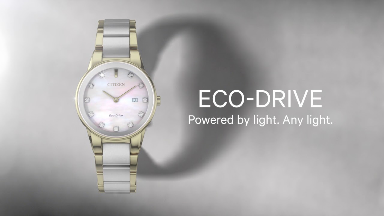 Citizen GA1058-59Q Axiom Eco-Drive Diamond Set Bracelet Watch