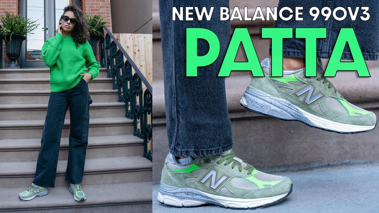 PATTA x New Balance 990v3 On Foot Review and How to Style - YouTube