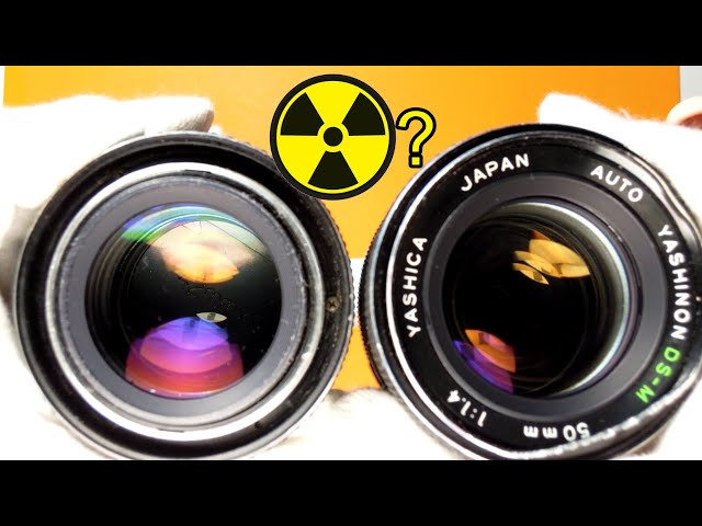 Testing lenses for radiation : Yashica Yashinon-DS-M 50mm F1.4