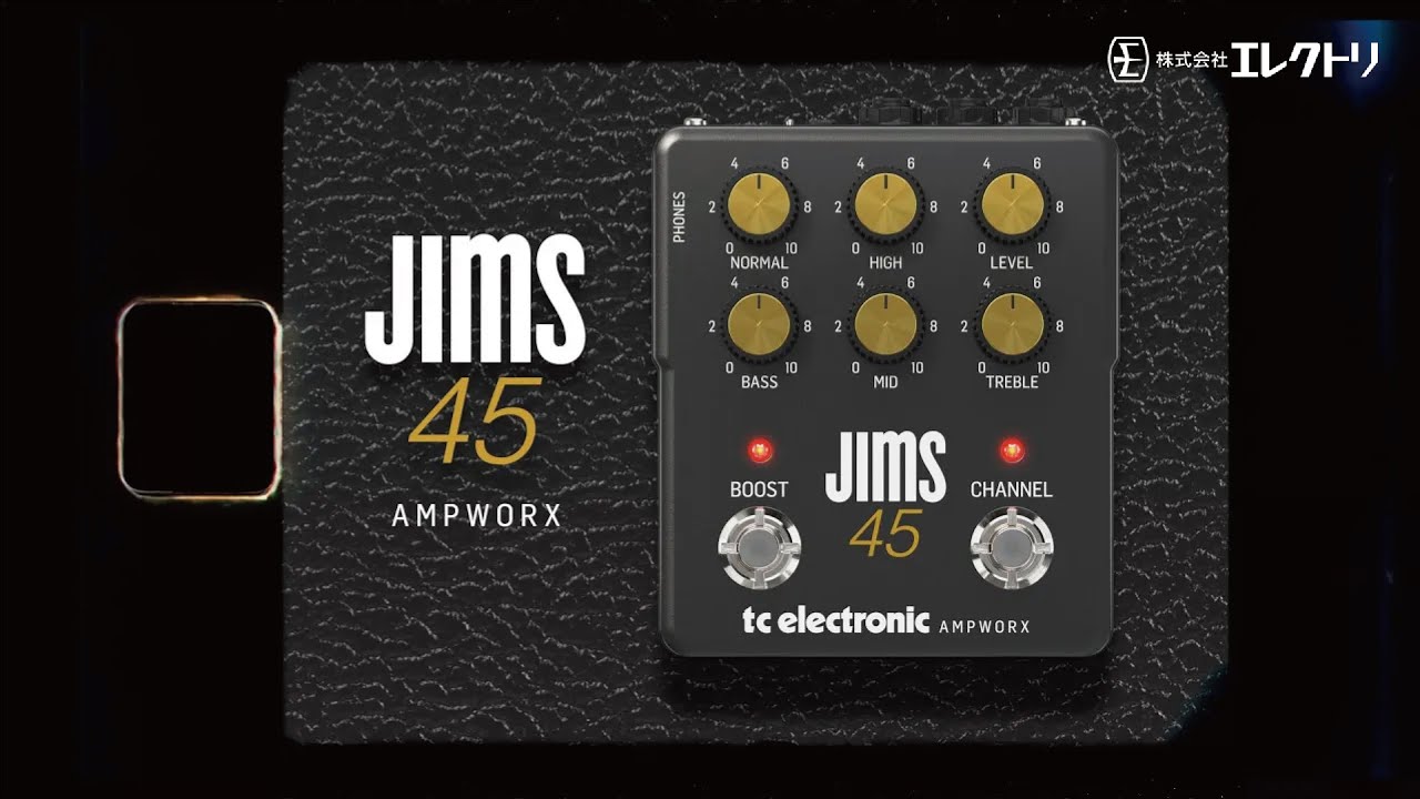 日本語字幕】TC Electronic JIMS 45 PREAMP ~ Ampworx Vintage Series