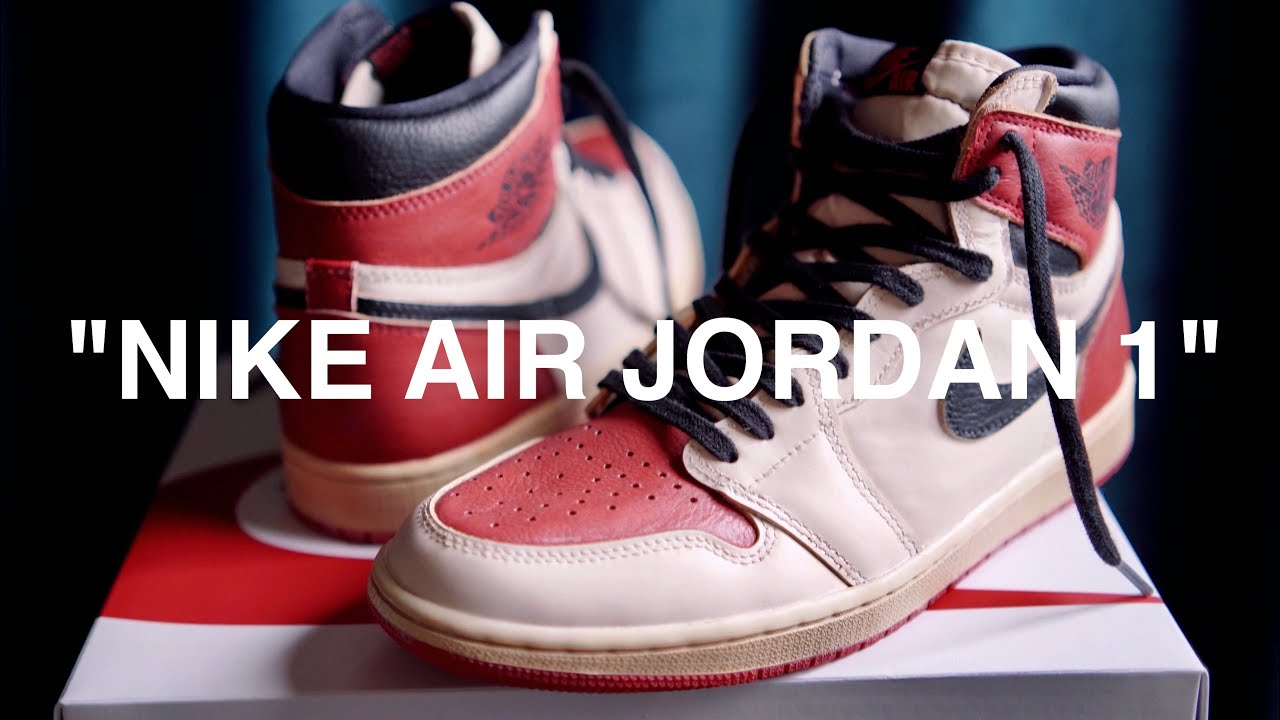 Customize Now] NIKE AIR JORDAN 1 Vintage Custom Heritage 555088