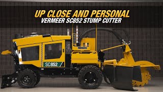 SC852 Stump Cutter - Compact Size, Powerful Performance