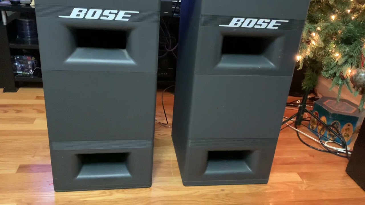 2 Bose 502B Panaray Subwoofer 450 W 1800 peak Test with Electro