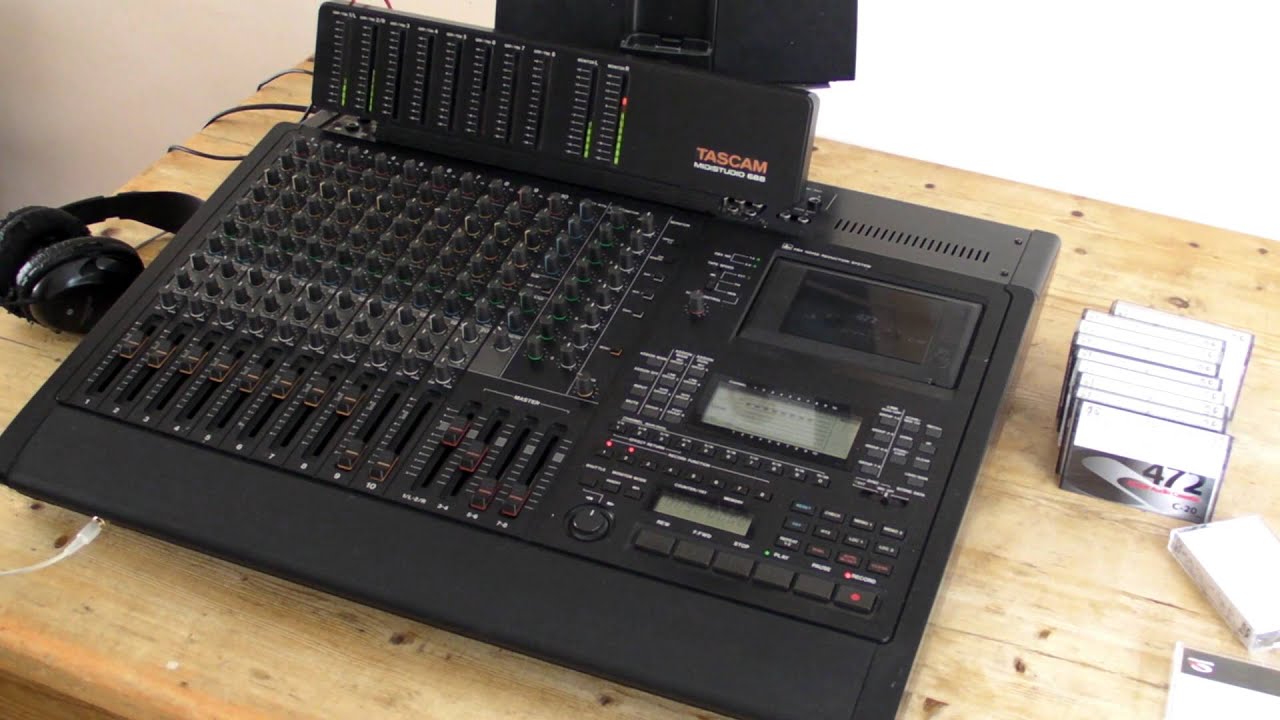 Tascam 688 - Basic Recording Tutorial - YouTube