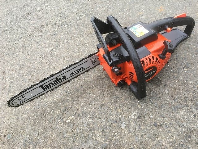 タナカ エンジン Sスタート チェーンソー TCS-3359S 始動方法 - YouTube