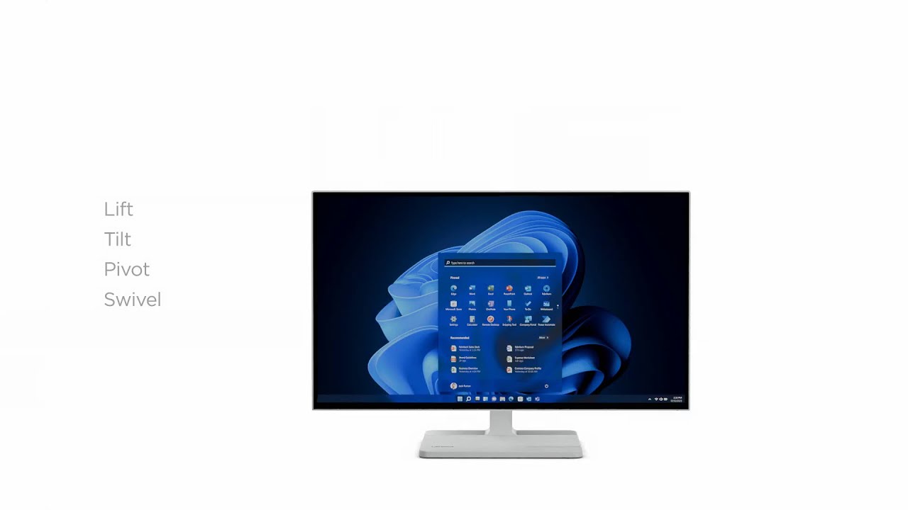 L27h-4A（27型/QHD/2560x1440/IPS/USB-C給電/高さ・縦回転