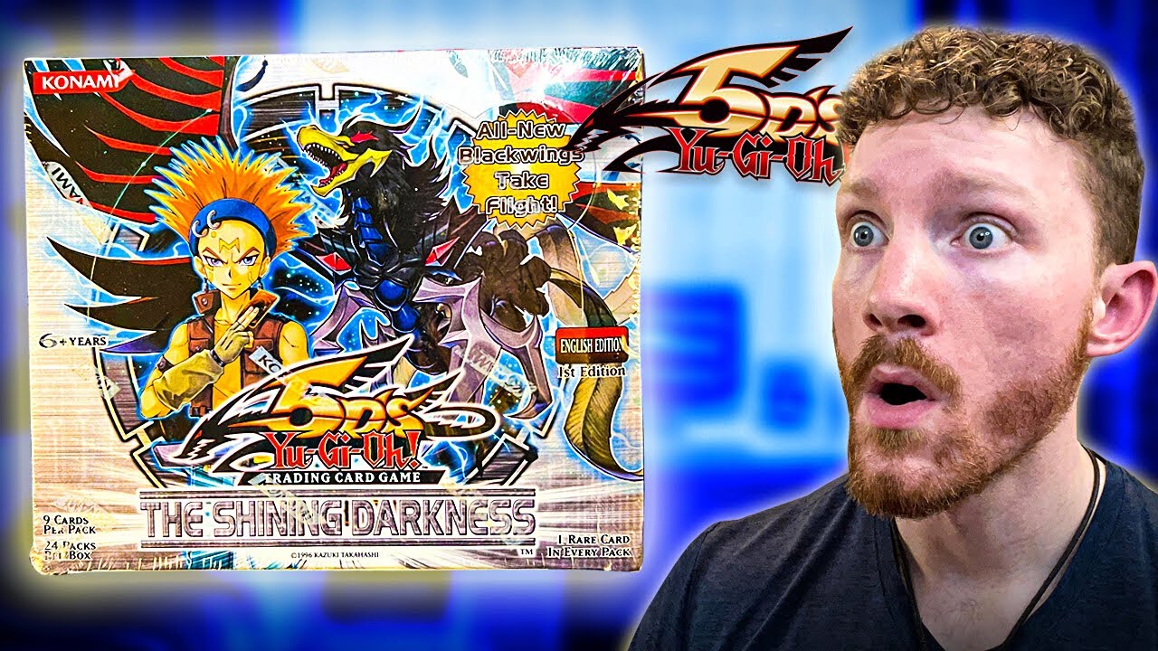 Opening an INCREDIBLE 1st Ed Shining Darkness Yugioh 5D's Booster