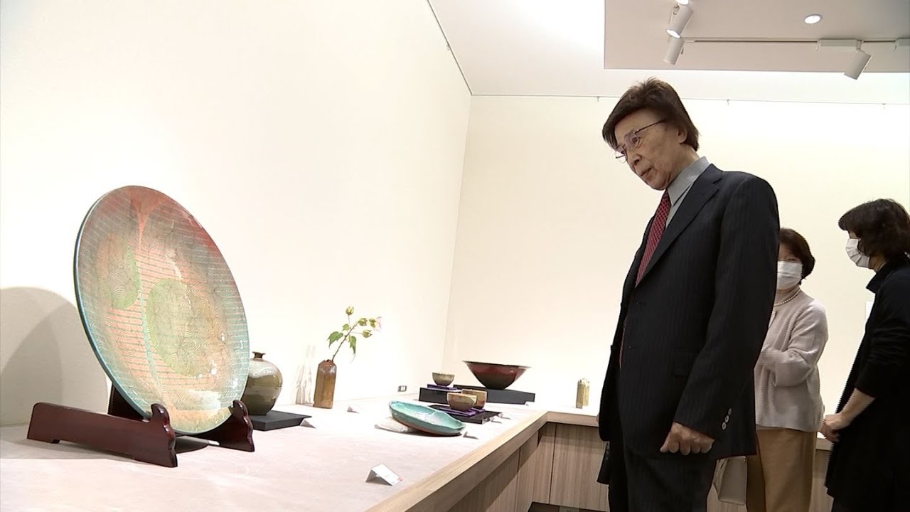 江戸時代から伝わる虫明焼 重要無形文化財保持者の作家・黒井千左さん