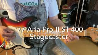 77 Aria Pro II ST-400 Stagecaster - YouTube