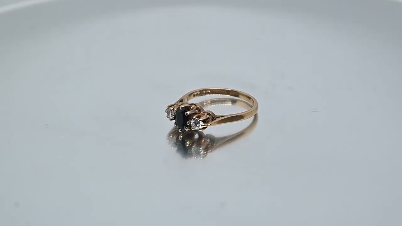 サファイア ダイヤモンドリング K9 from UK | 芦屋Antico