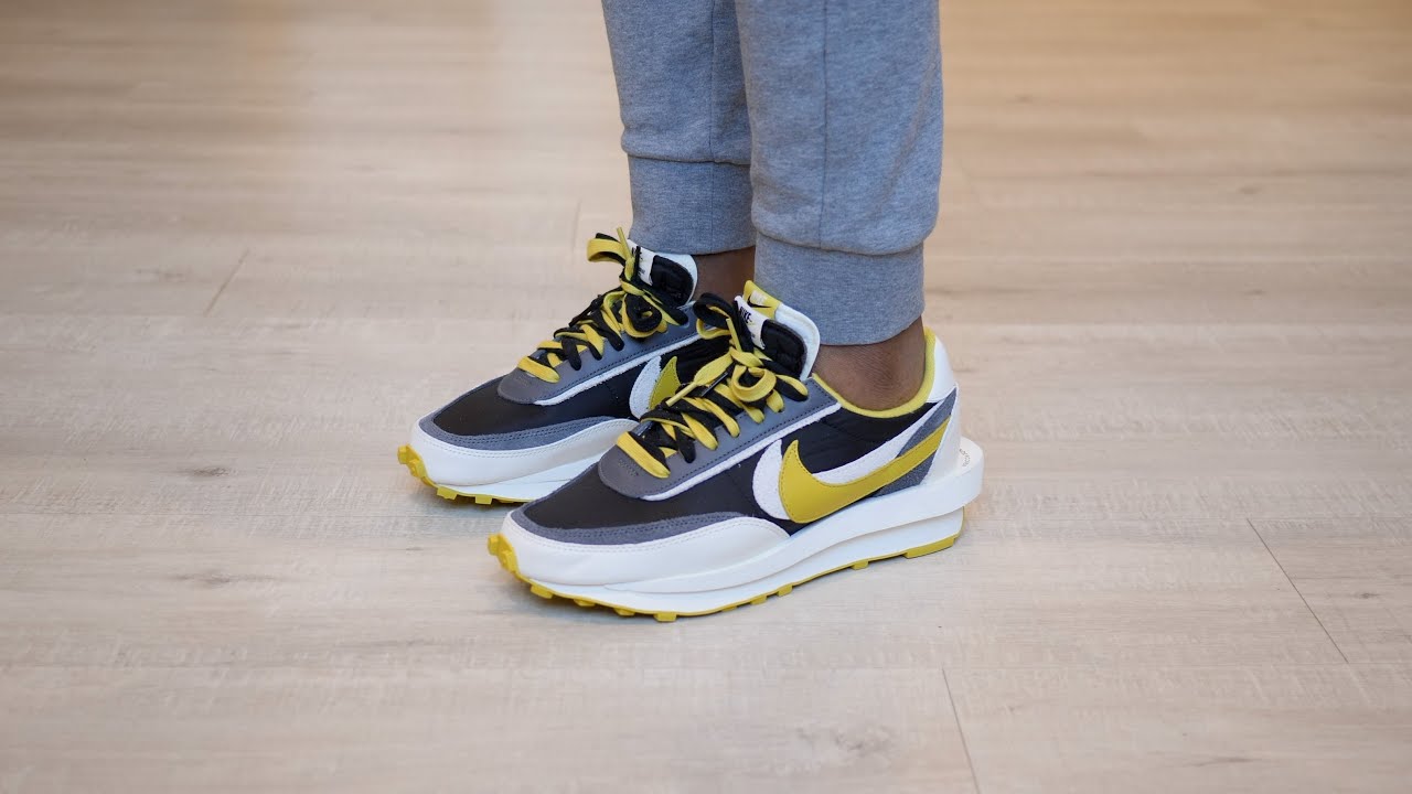 Nike x Sacai x Undercover LD Waffle 'Black Bright Citron' Unboxing