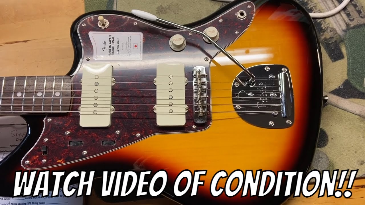 2022 Fender MIJ Japan Traditional 60s Jazzmaster 3 Tone Sunburst