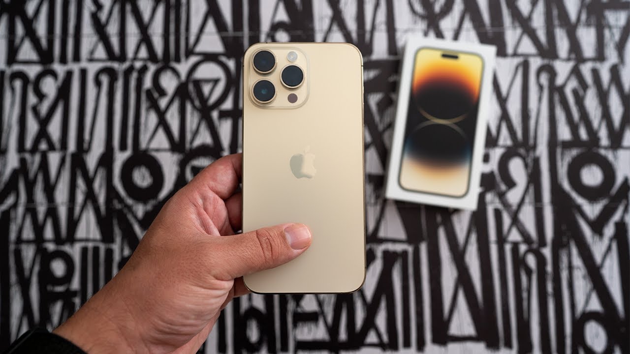 Gold iPhone 14 Pro Max: First Look - YouTube