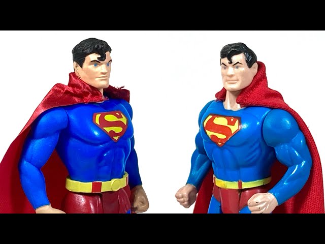 McFarlane Super Powers Superman vs Kenner DC Quick Look NEW vs OLD
