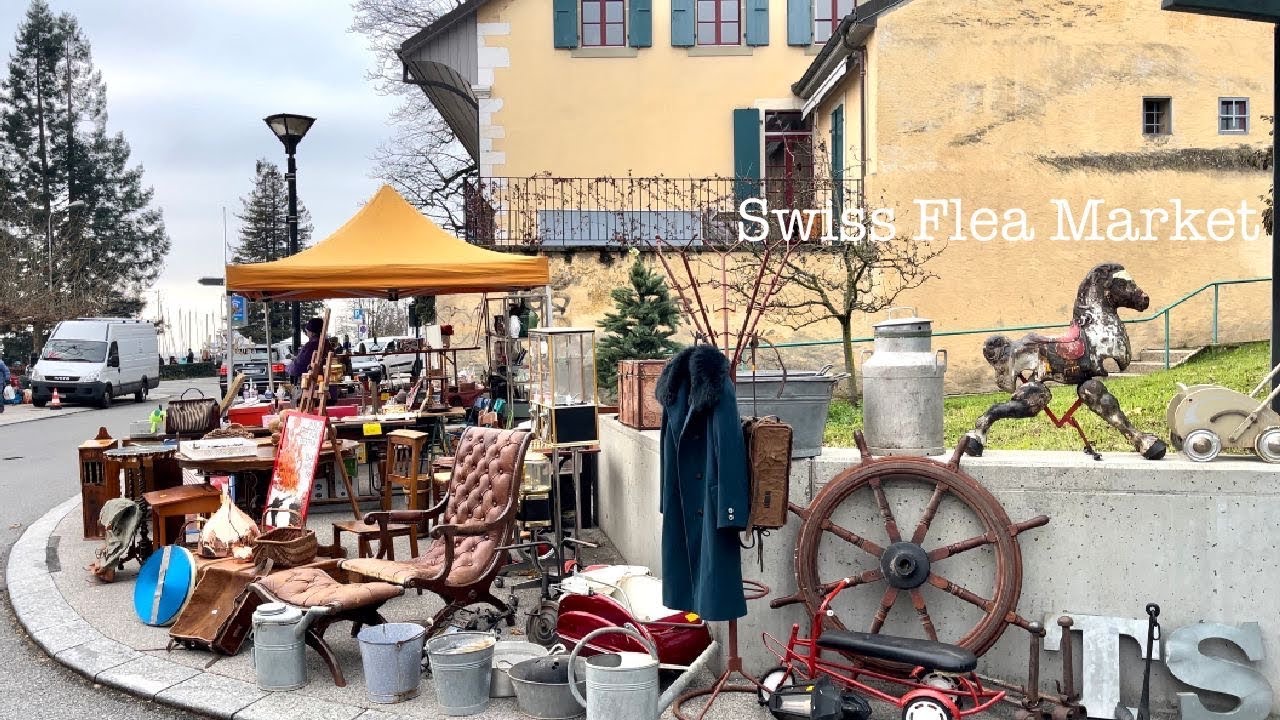 クリスマスの雰囲気あふれるスイス・ニヨン蚤の市vlog | クレイユ