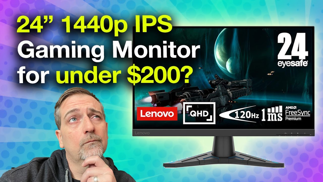 Lenovo G24qe 20 Review - 24 inch 1440p Gaming Monitor For Under