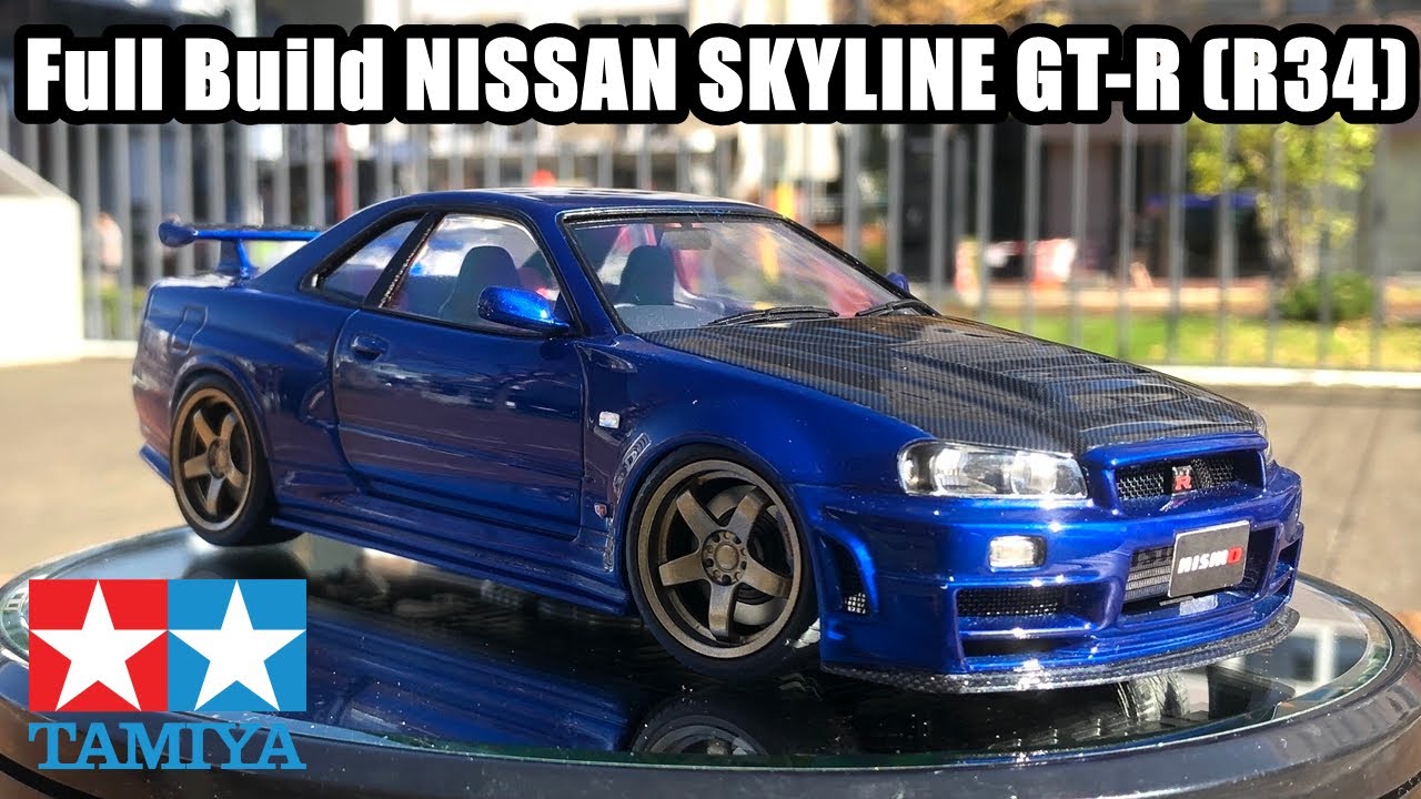 Full build Nissan Skyline GT-R (R34) nismo Z-tune TAMIYA 1/24