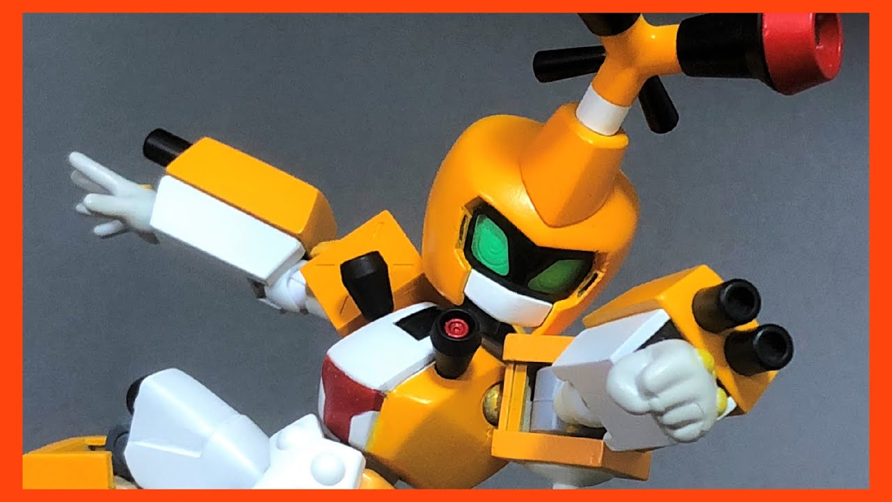 メダロット:プラモ改修】サイカチスを旧版っぽく作った【コトブキヤ