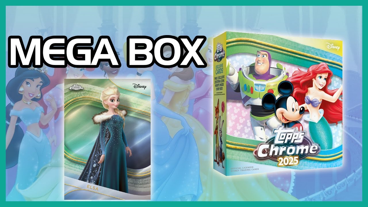 2025 Topps Chrome Disney Mega Box Opening - YouTube