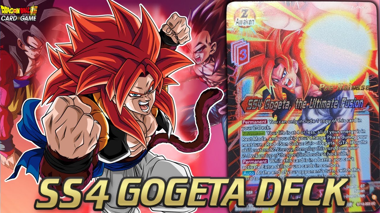 THE BEST SS4 GOGETA DECK! - YouTube