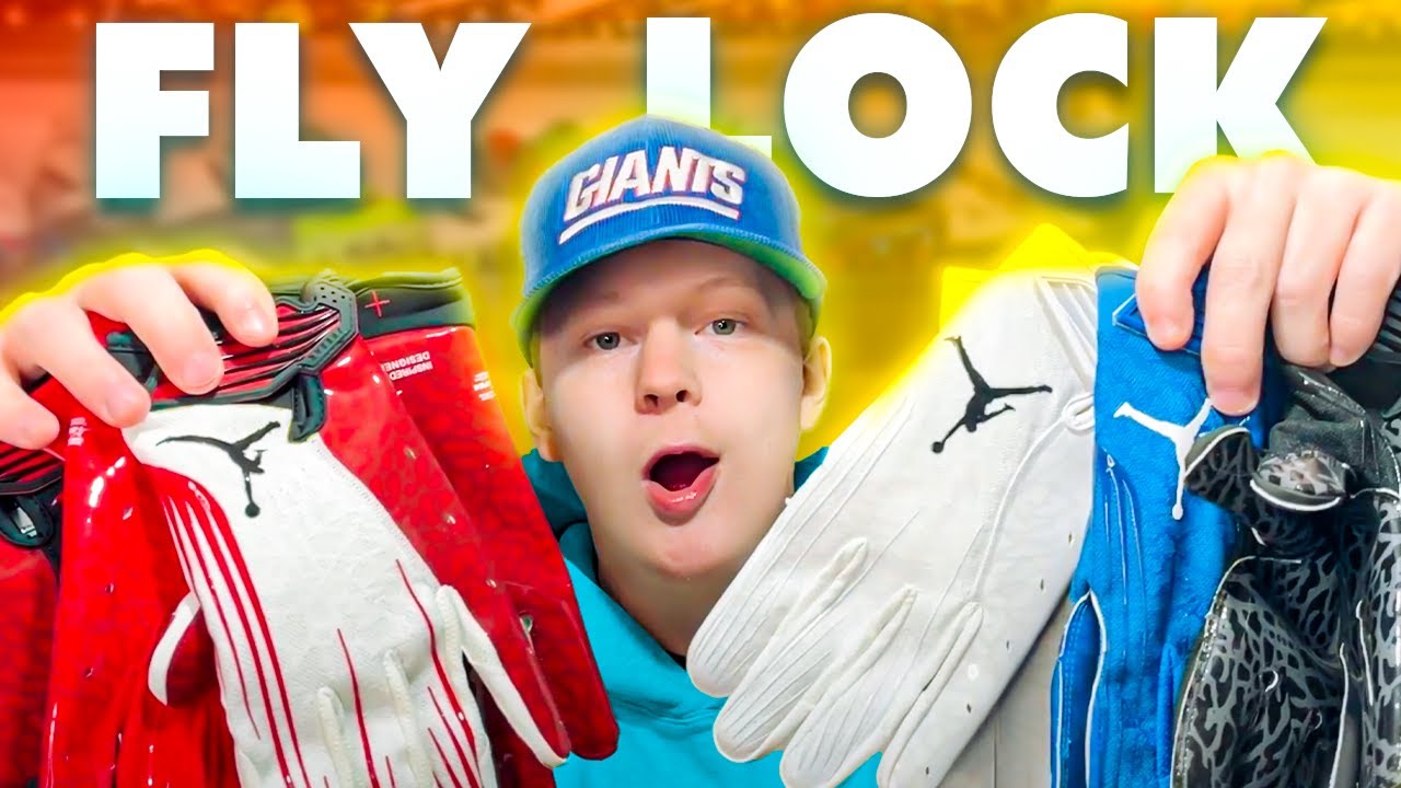 Jordan Fly Lock Receiver Gloves Unboxing - YouTube