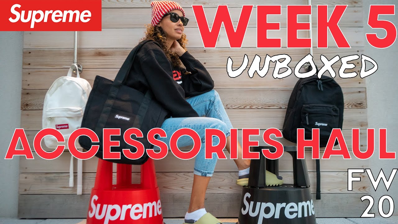 SUPREME WEEK 5 FW20 UNBOXED: ACCESSORY HAUL! Step Stools, Box Logo