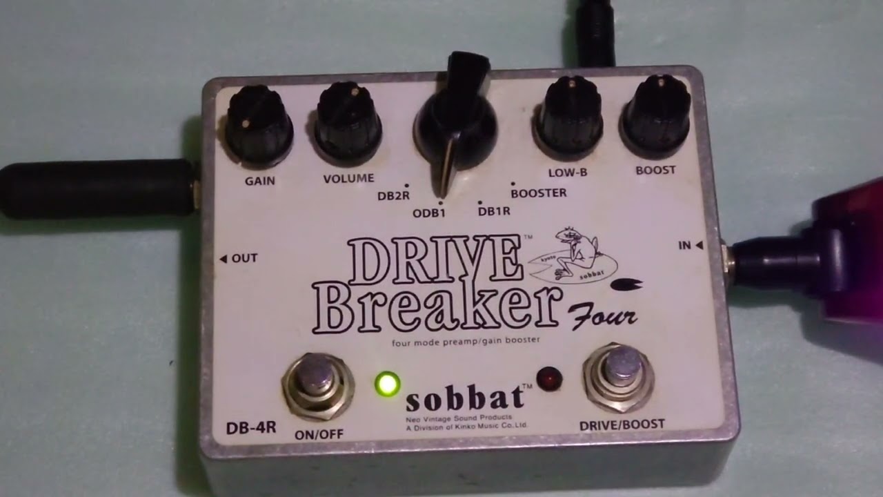 京都発ハンドメイド・エフェクター！！sobbat 「DRIVE Breaker DB-3
