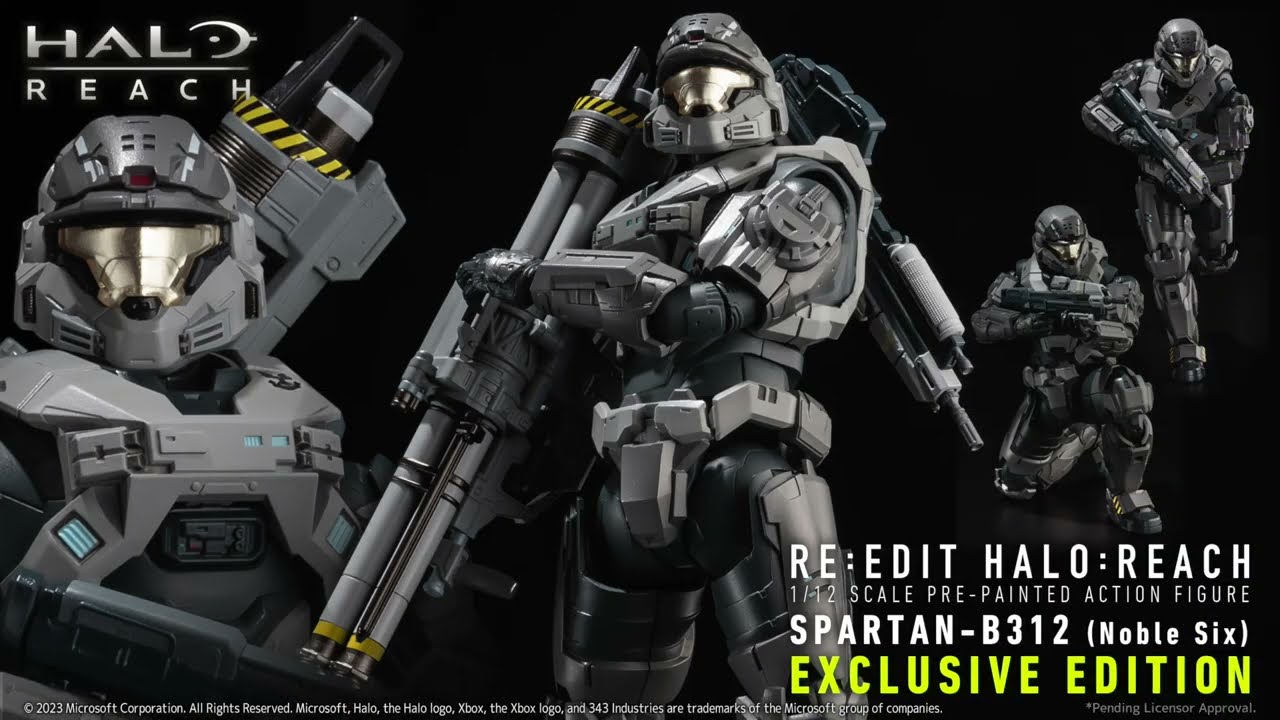 RE:EDIT HALO:REACH 1/12 SCALE SPARTAN-B312 (Noble Six) EXCLUSIVE