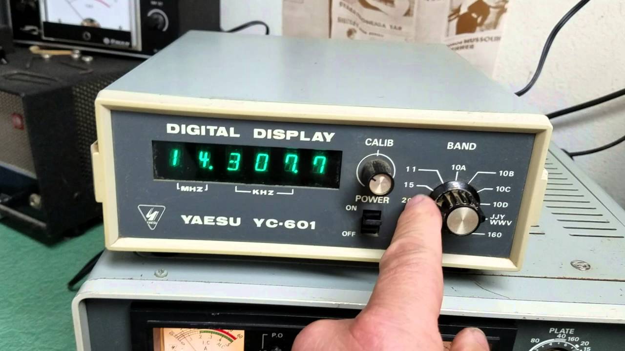 YAESU (八重洲無線) デジタルディスプレイ YC-601B Yaesu YC-601B FT