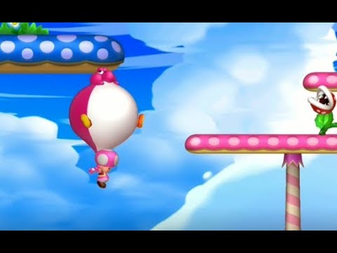 1-4 ふわふわキノコのアスレチック スターコイン ステージ完全攻略