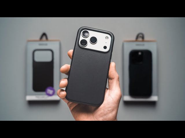 Nomad Modern vs Traditional Leather Cases. iPhone 17 Pro Review