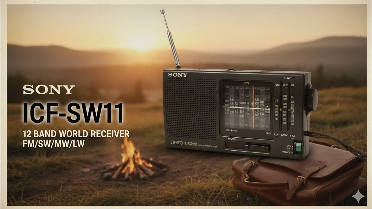 Sony ICF SW10 stereo 12 band receiver made in Japan @9427321171