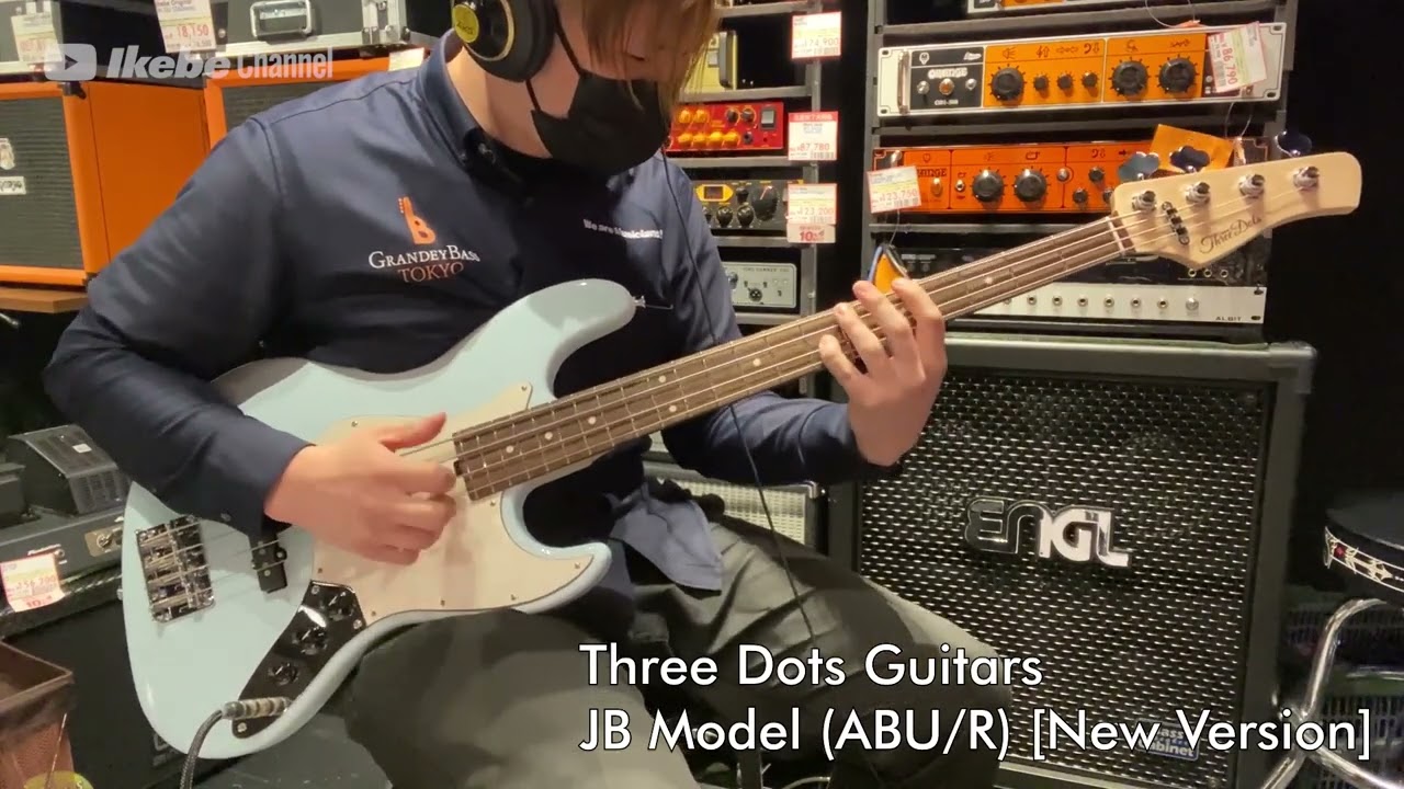 Ikebe B-Sound Check】Three Dots Guitars JB Model (ABU/R) [New