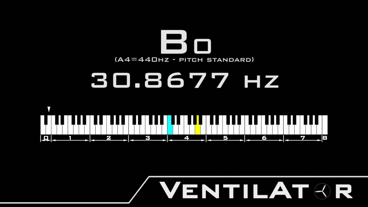 B0 / 30.8677hz @A440hz Tone For Instrument Tuning - YouTube