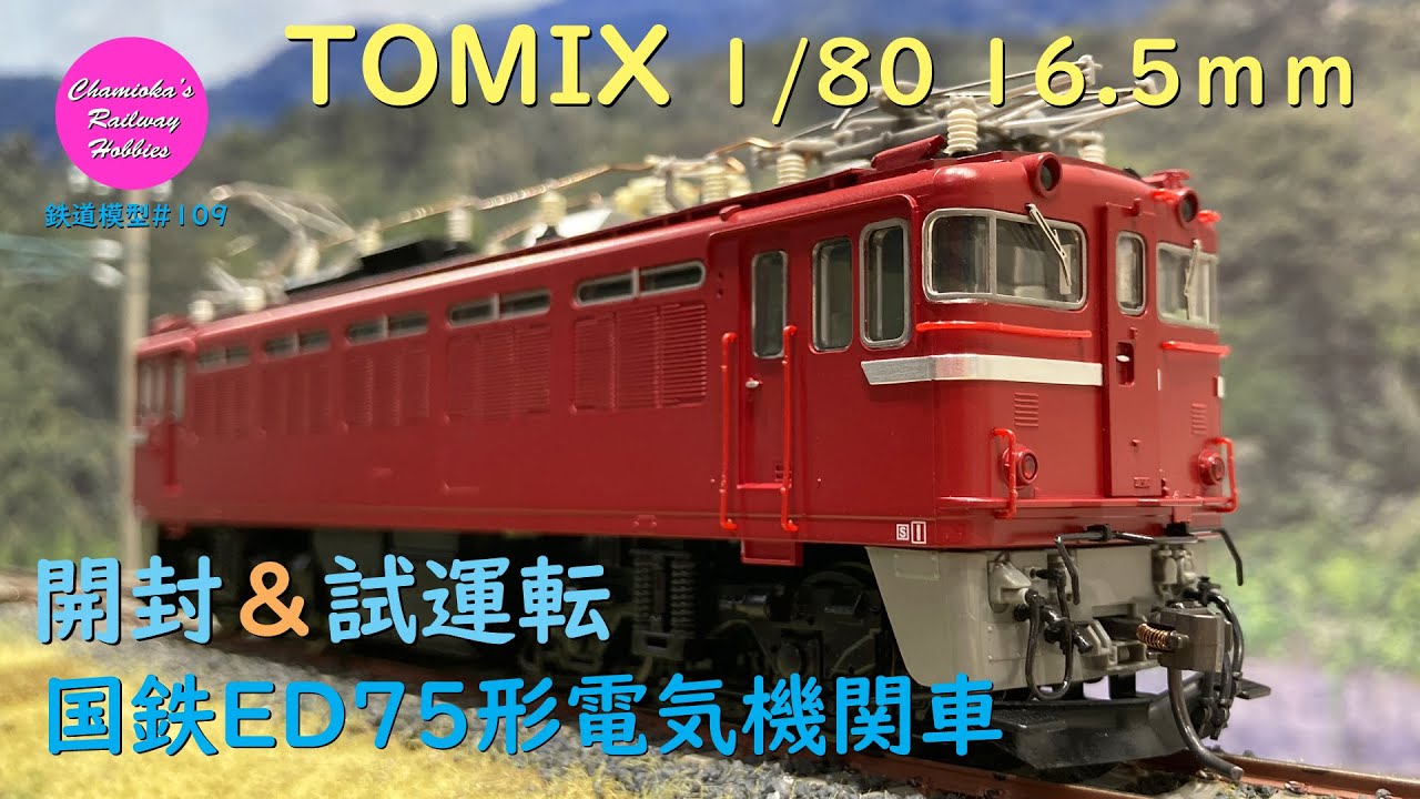 Japanese Model Trains - TOMIX HO GAUGE 1:80 ED75 electric