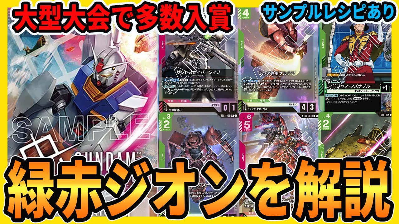 One of the Strongest] A detailed explanation of the Green-Red Zeon