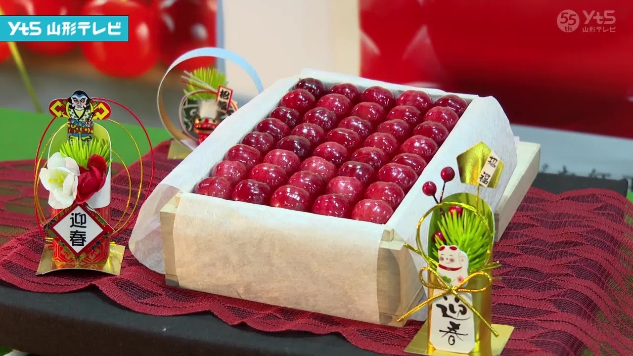 Yamagata Prefecture's Sato Nishiki cherries hit record highs at