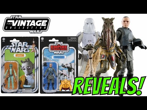 Hasbro Reveal NEW Star Wars The Vintage Collection Figures