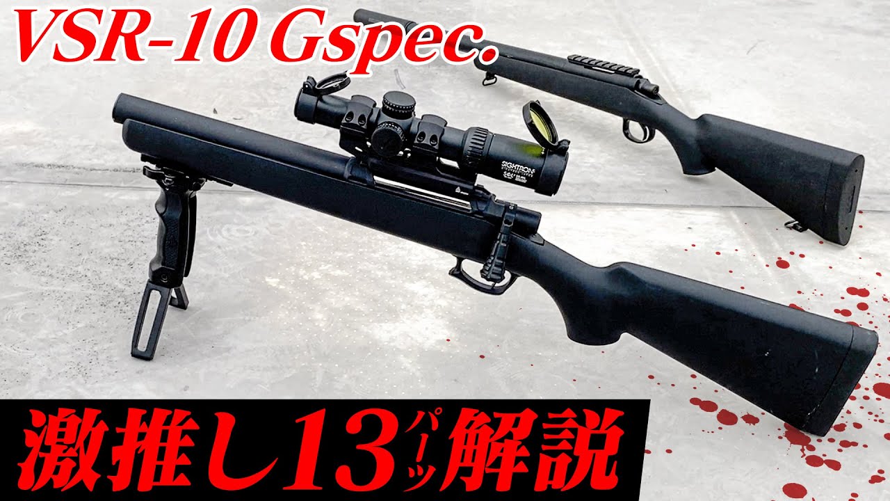 VSR-10】短く機能的なカスタムスナイパーライフル VSR-10 ハイグレード